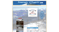 Desktop Screenshot of campingpoggiolo.it